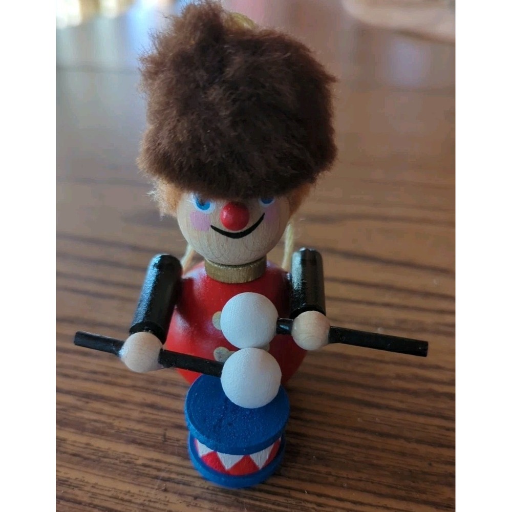 Steinbach Vintage Wood Ornament Germany "Drummer"